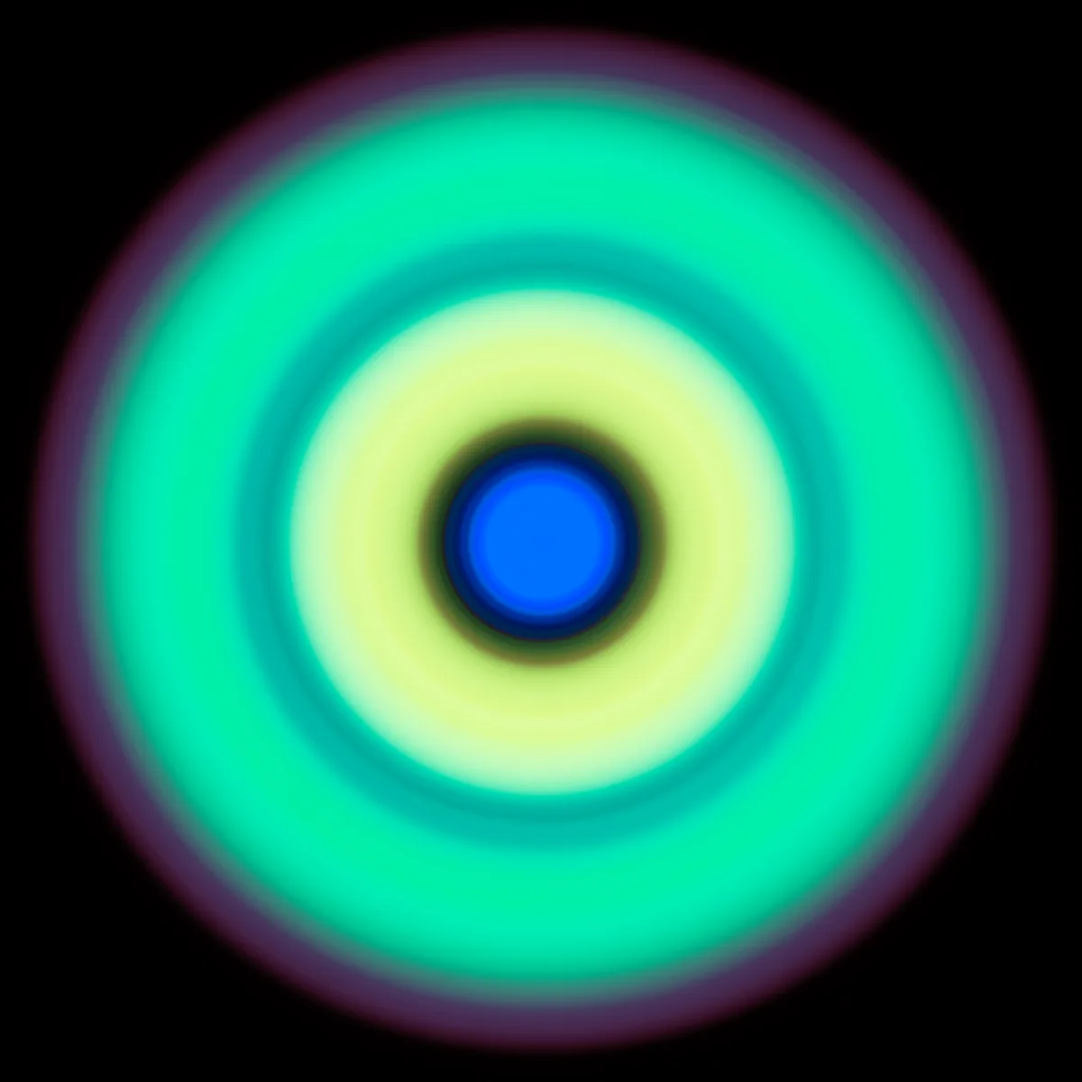 Original circular light artwork before product placement