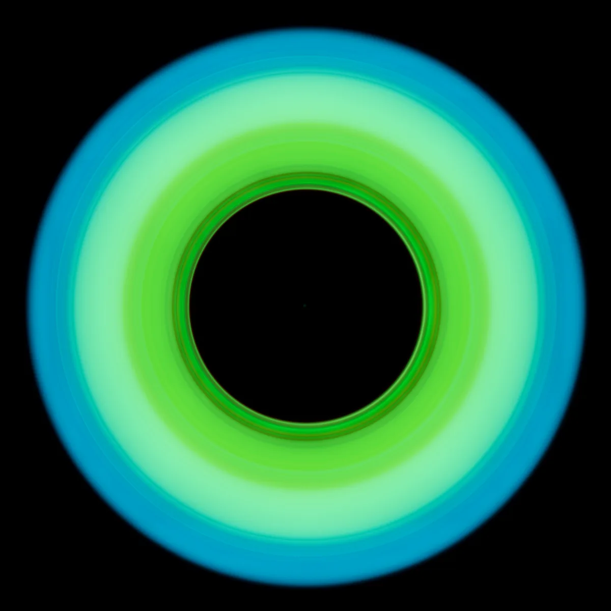 Original circular light artwork before product placement
