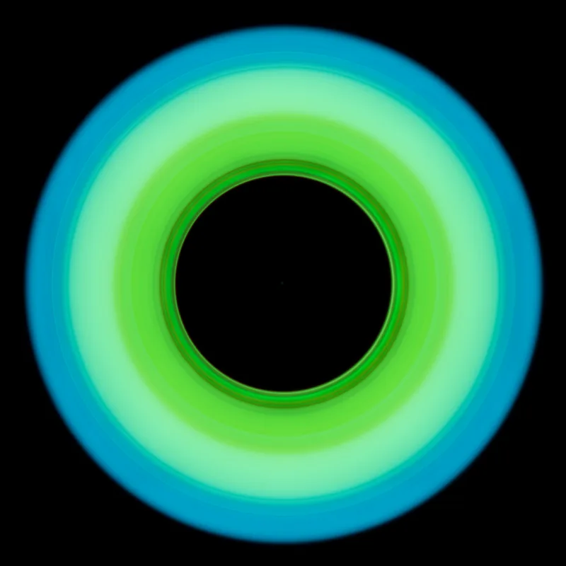 Original circular light artwork before product placement