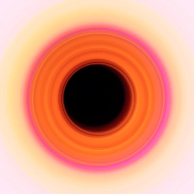 Original circular light artwork before product placement